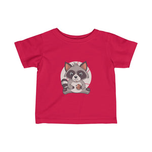 HUNGRY RACOON <br>infant tee