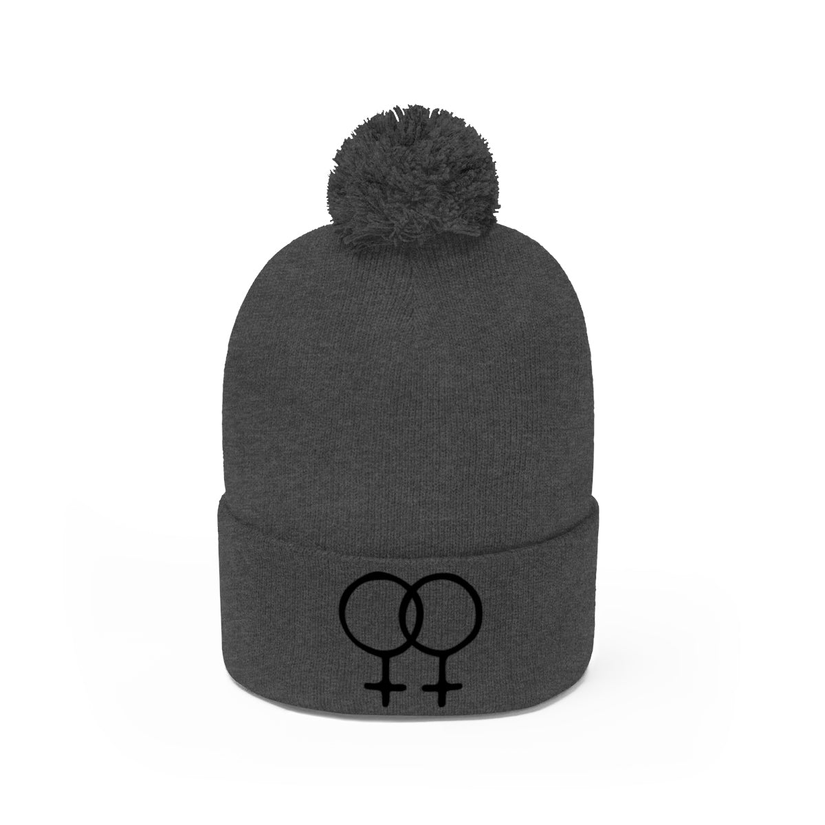 DOUBLE VENUS <br>pom pom beanie