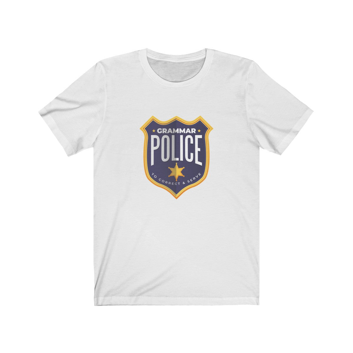 GRAMMAR POLICE <br>unisex tee