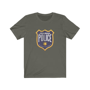 GRAMMAR POLICE <br>unisex tee