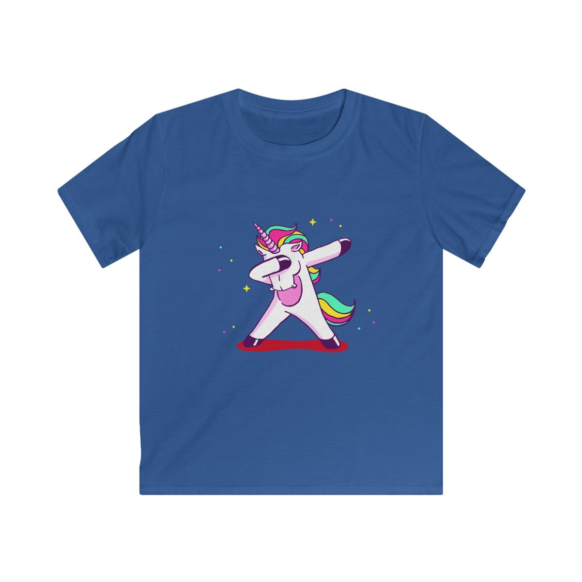 DABBING UNICORN <br>kid's soft tee