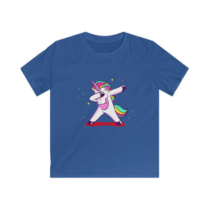 DABBING UNICORN <br>kid's soft tee