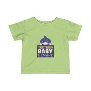 BEWARE: TEETHING! <br>infant tee