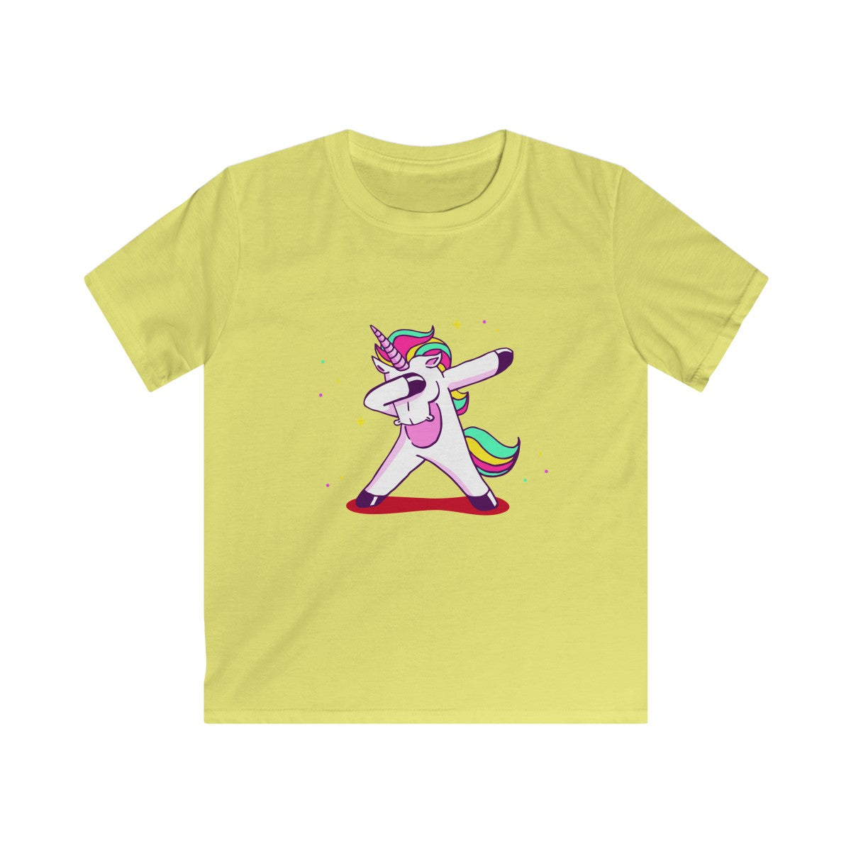 DABBING UNICORN <br>kid's soft tee