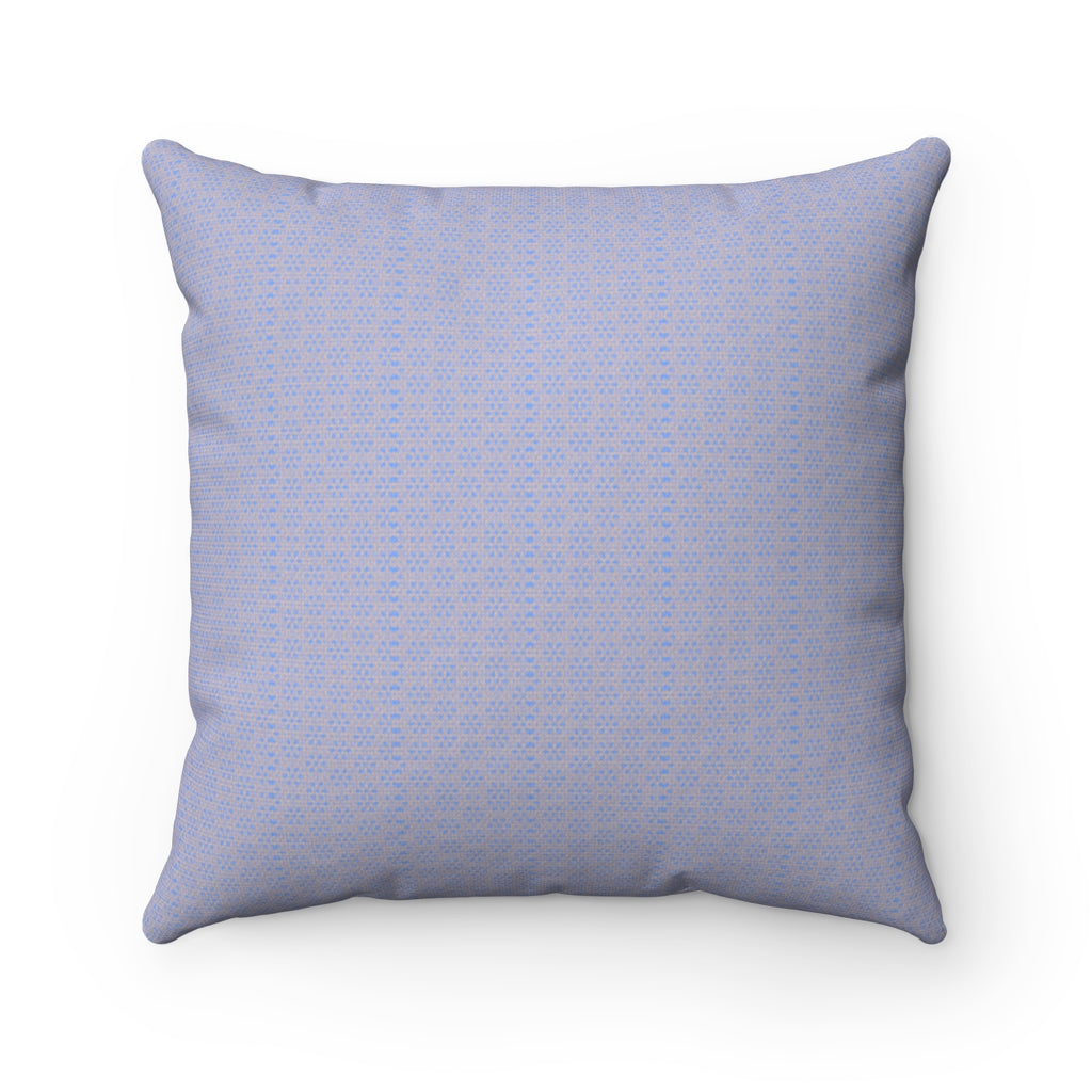 CORNFLOWERY <br>spun polyester <br>square pillow