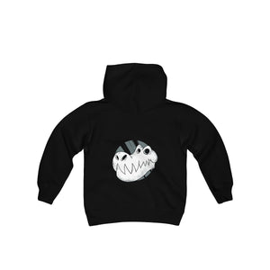 T-REX SKULL <br>young person's <br>heavy blend <br>hooded sweatshirt