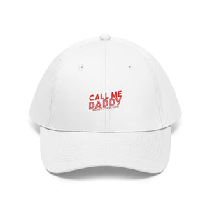 CALL ME DADDY <br>twill hat <br>(unisex)