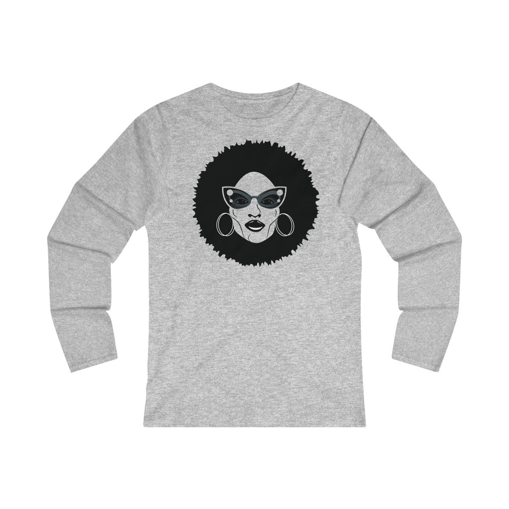 FUNKY FIERCE <br>women's fitted <br>long sleeve tee