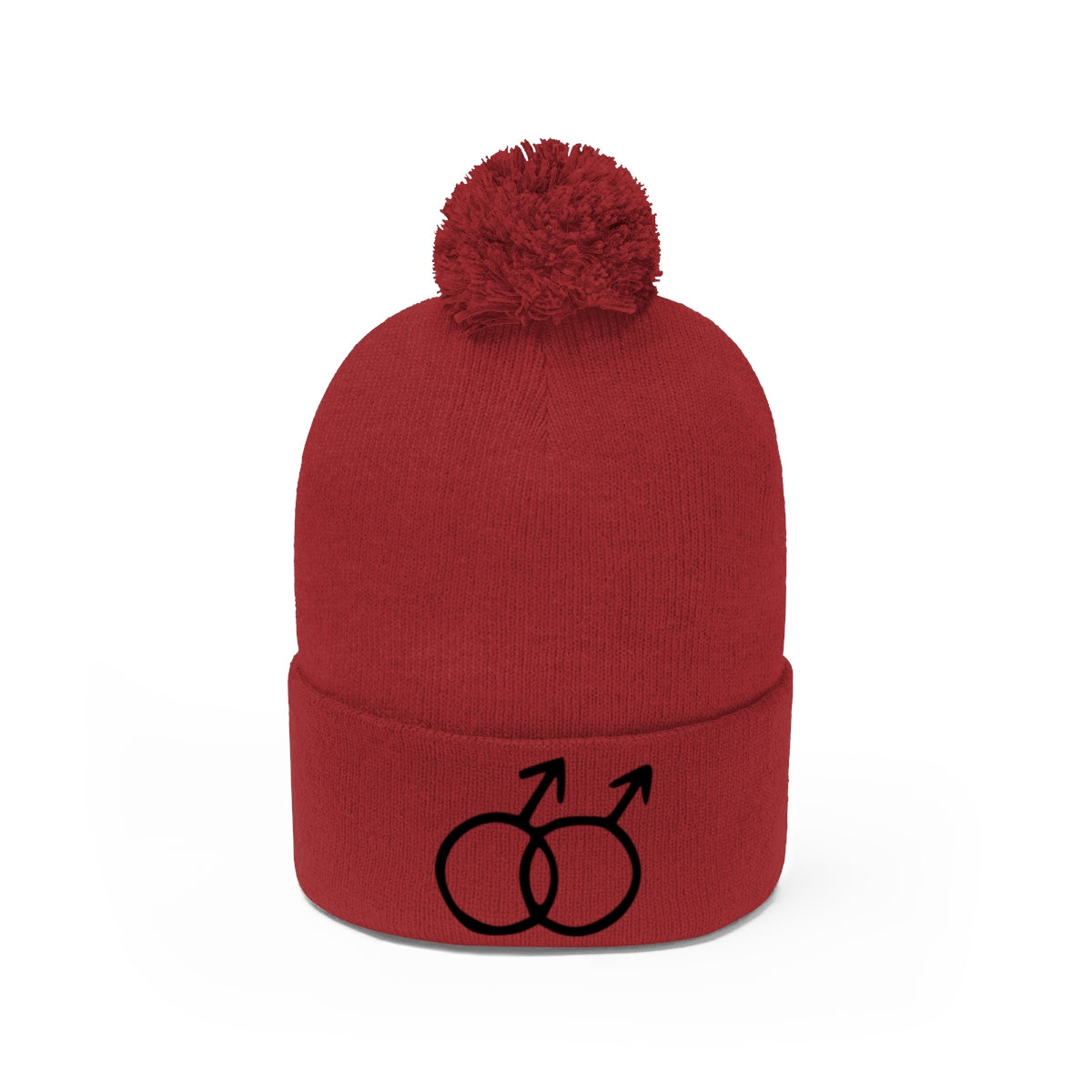 DOUBLE MARS <br>pom pom beanie