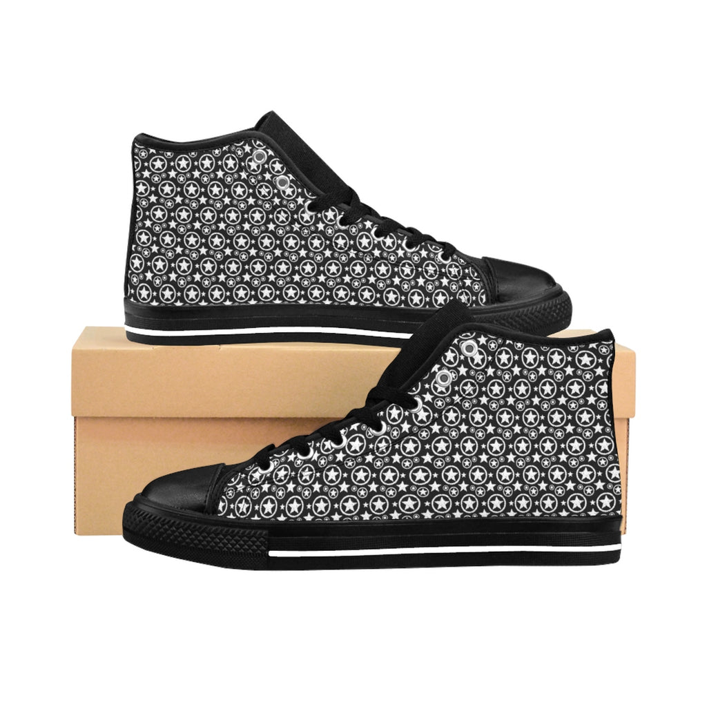 THE BLACK STAR <br>women's high-tops