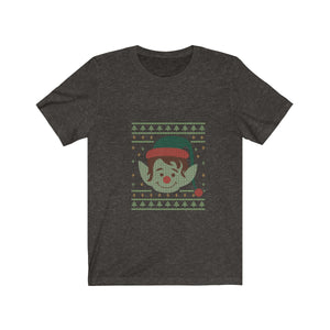 ELF <BR>ugly christmas <br>sweater <br>unisex tee