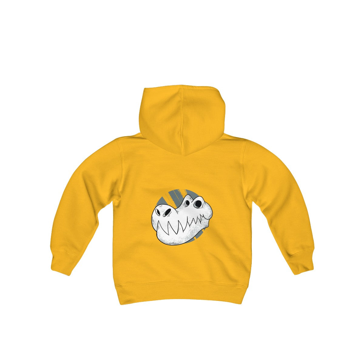 T-REX SKULL <br>young person's <br>heavy blend <br>hooded sweatshirt