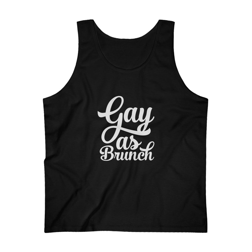 GAY AS BRUNCH <br>men's ultra cotton tank top