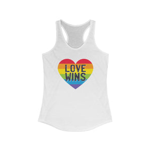 LOVE WINS <br>women's racerback tank