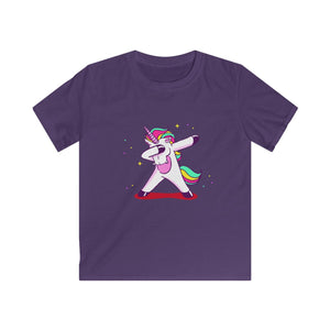 DABBING UNICORN <br>kid's soft tee