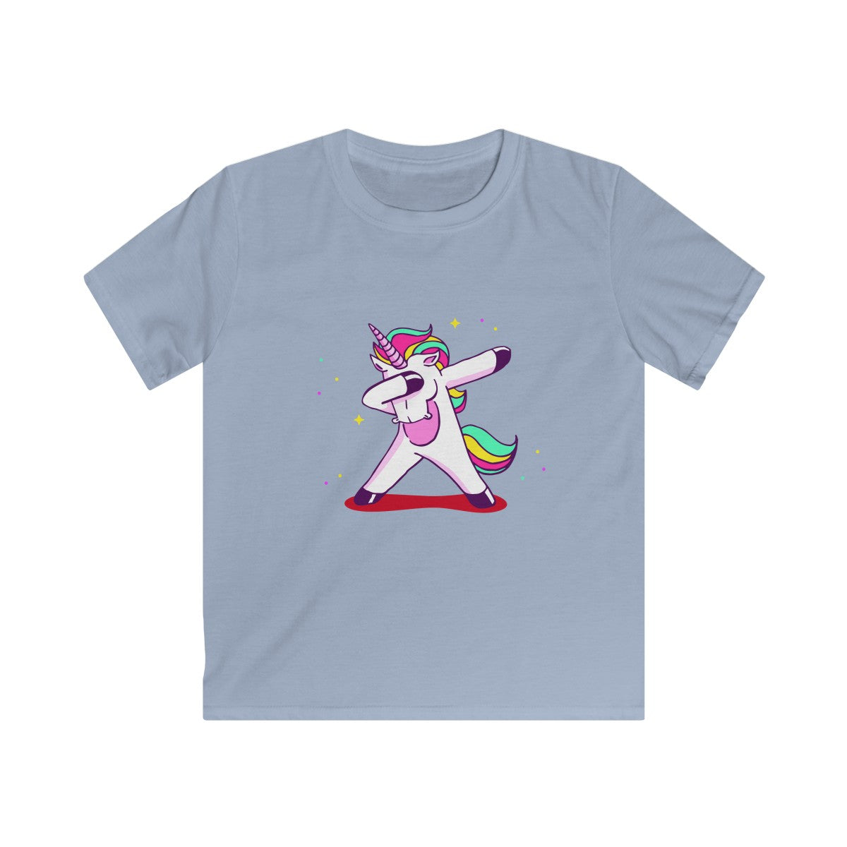 DABBING UNICORN <br>kid's soft tee