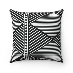 NIA <br>spun polyester <br>square pillow