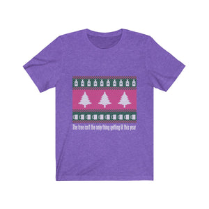 LIT <BR>ugly christmas <br>sweater <br>unisex tee