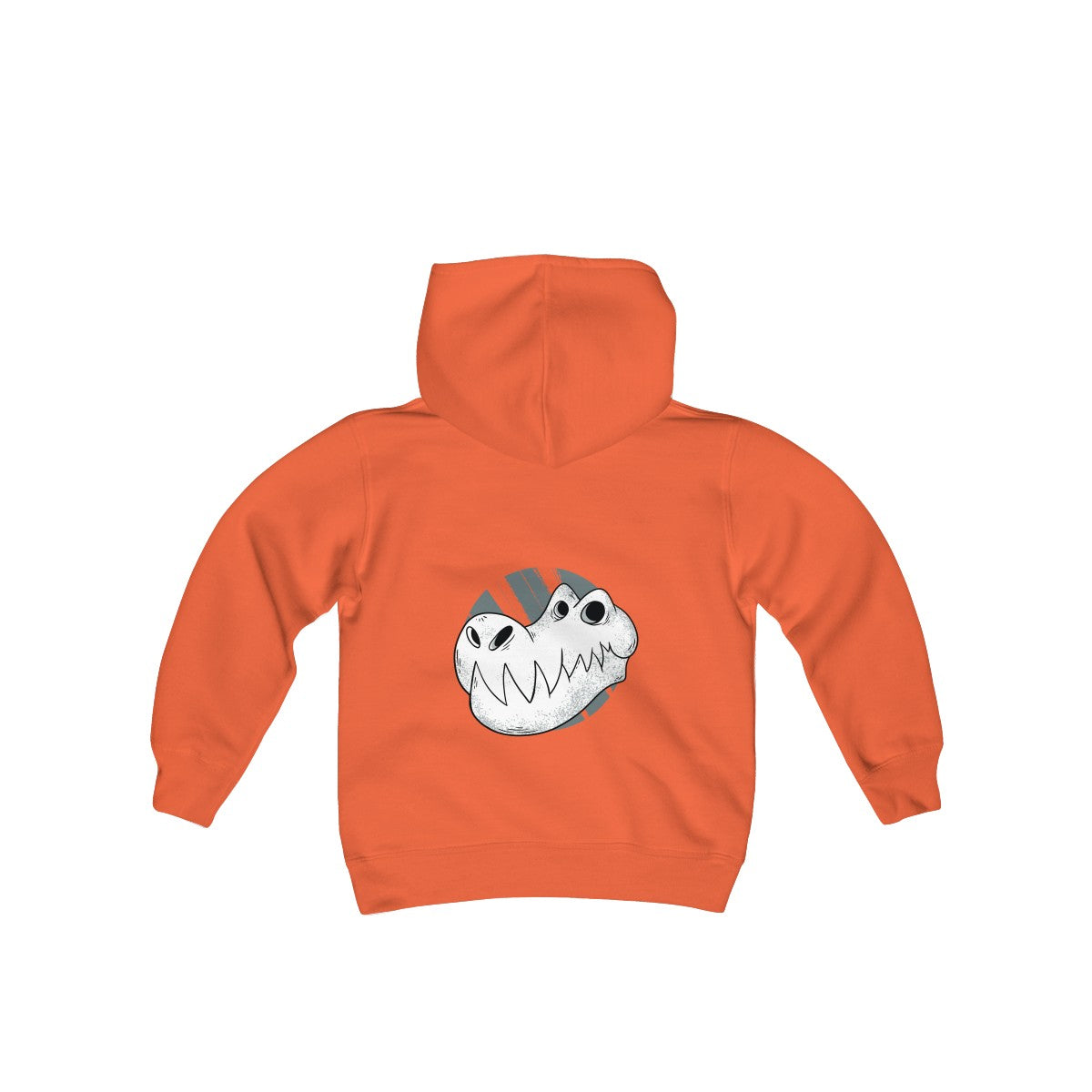 T-REX SKULL <br>young person's <br>heavy blend <br>hooded sweatshirt