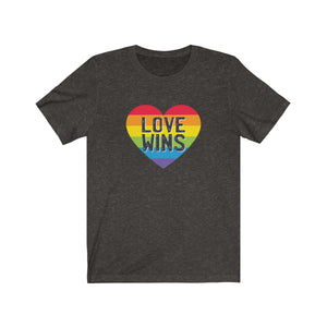 LOVE WINS <br>unisex tee