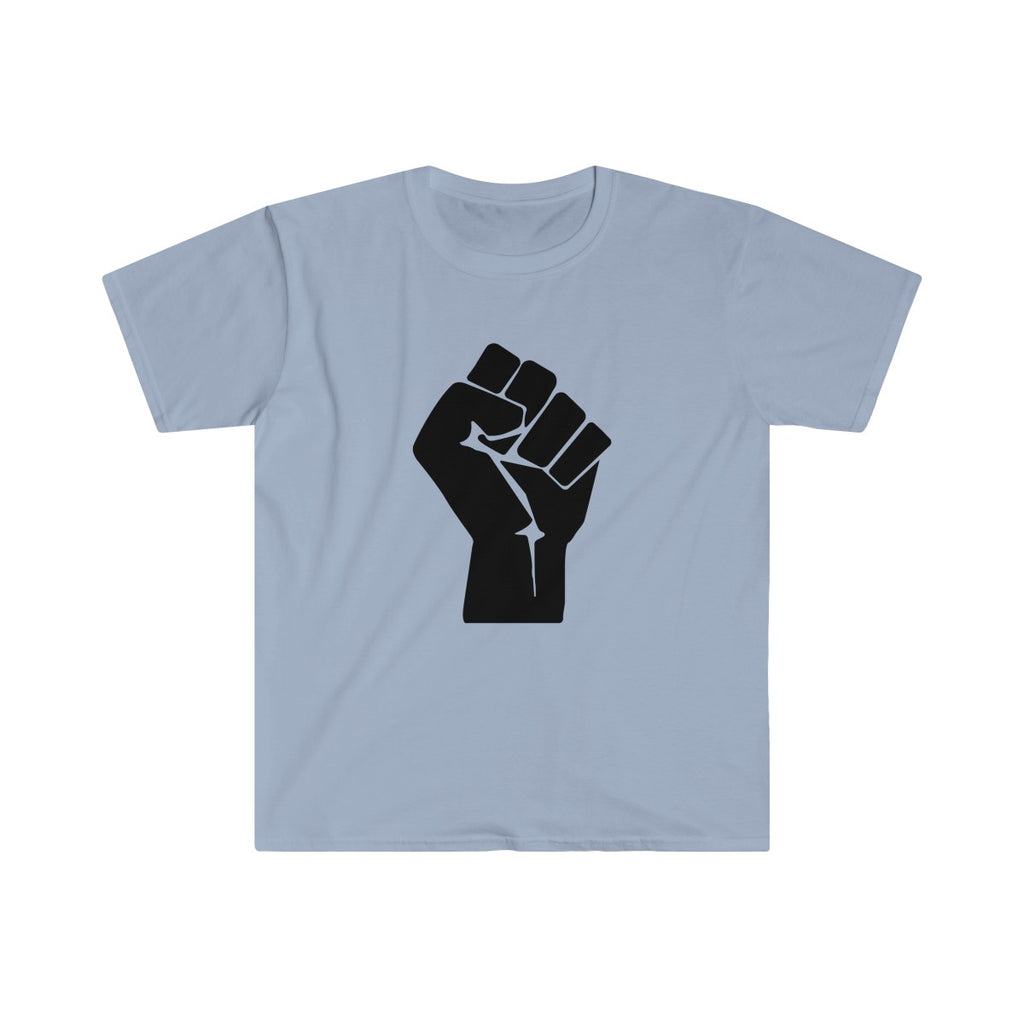 BLACK POWER <br>men's fitted <br>short sleeve tee