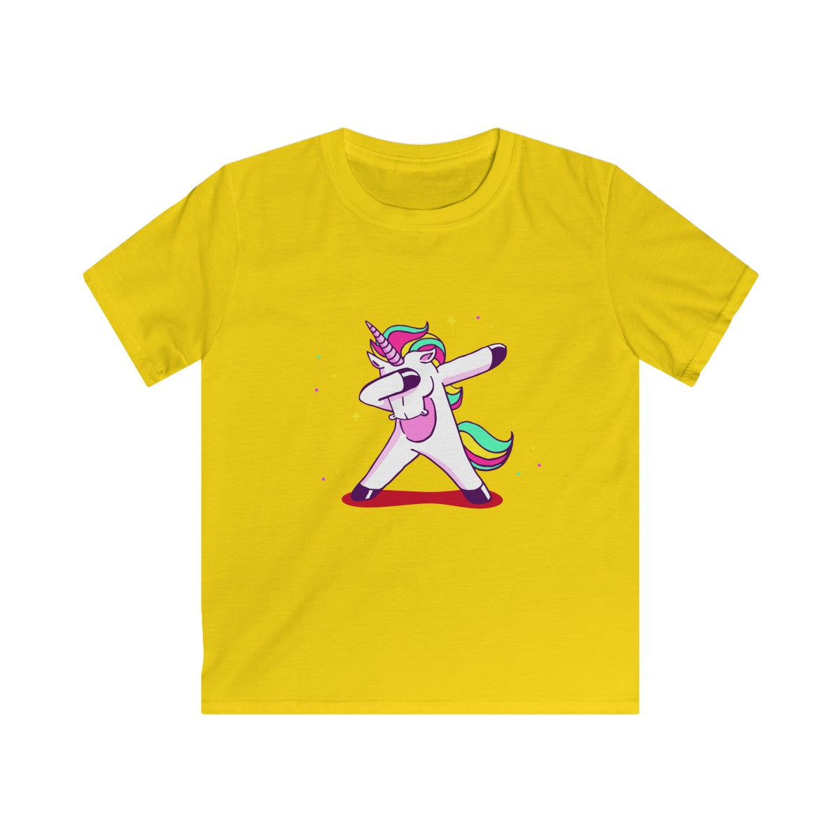 DABBING UNICORN <br>kid's soft tee