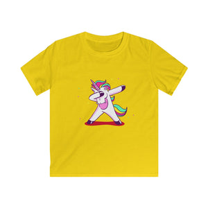 DABBING UNICORN <br>kid's soft tee