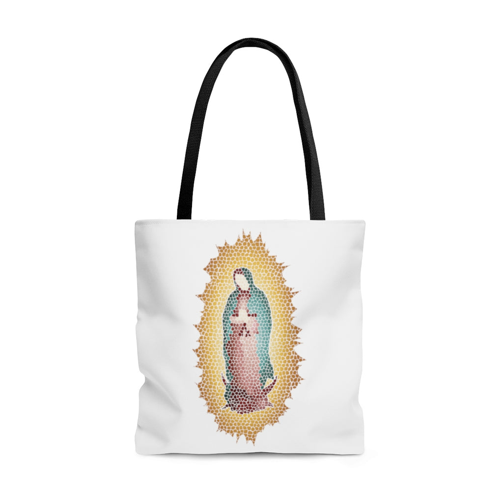 OUR LADY OF GUADALUPE <br>AOP tote bag