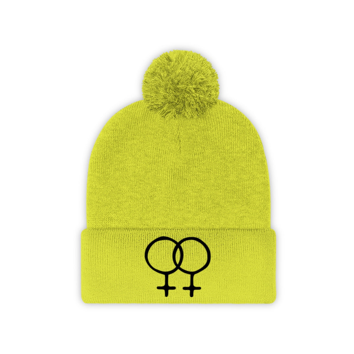 DOUBLE VENUS <br>pom pom beanie