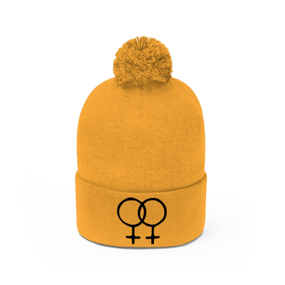 DOUBLE VENUS <br>pom pom beanie