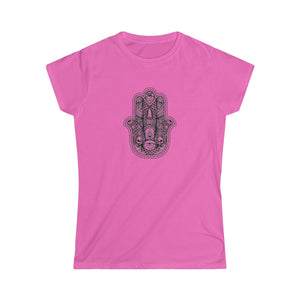 HAMSA (blk) <br>women's softstyle tee