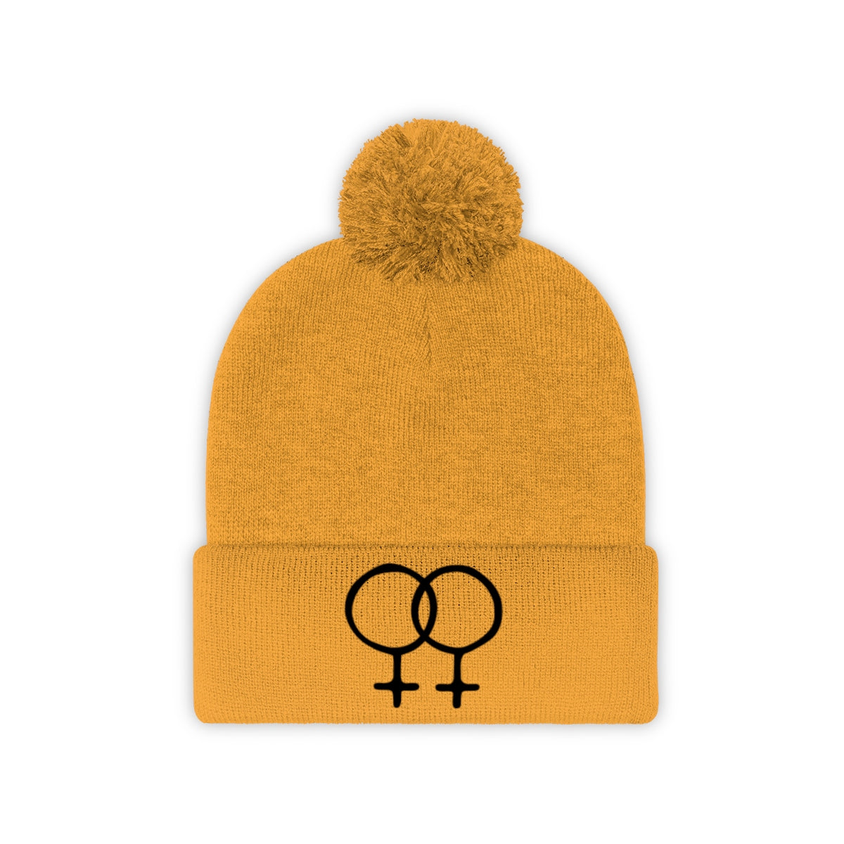 DOUBLE VENUS <br>pom pom beanie