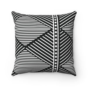 NIA <br>spun polyester <br>square pillow