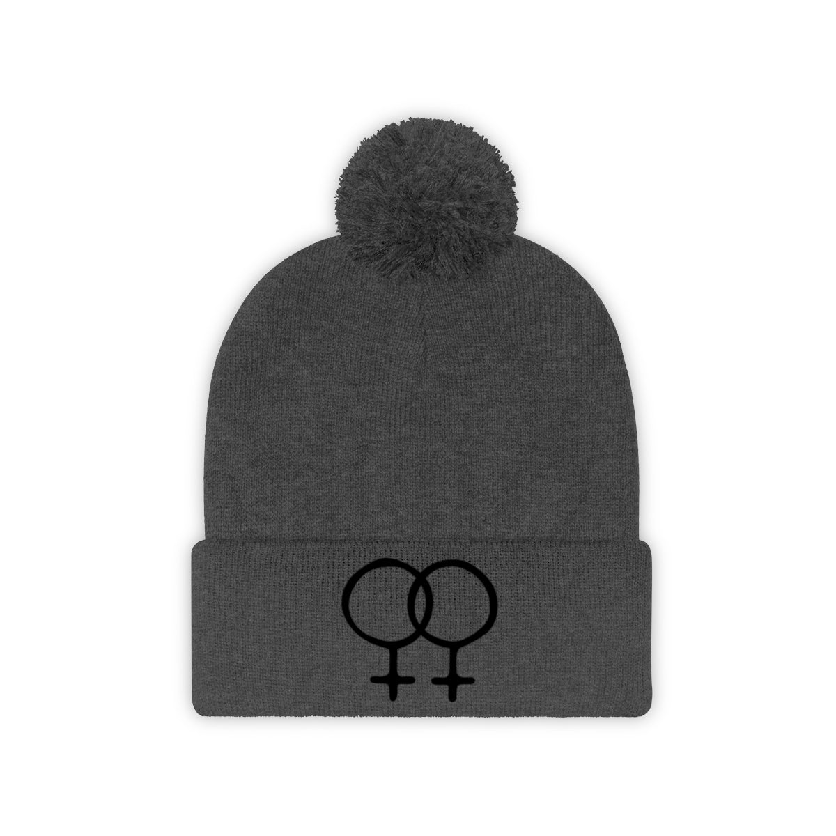 DOUBLE VENUS <br>pom pom beanie