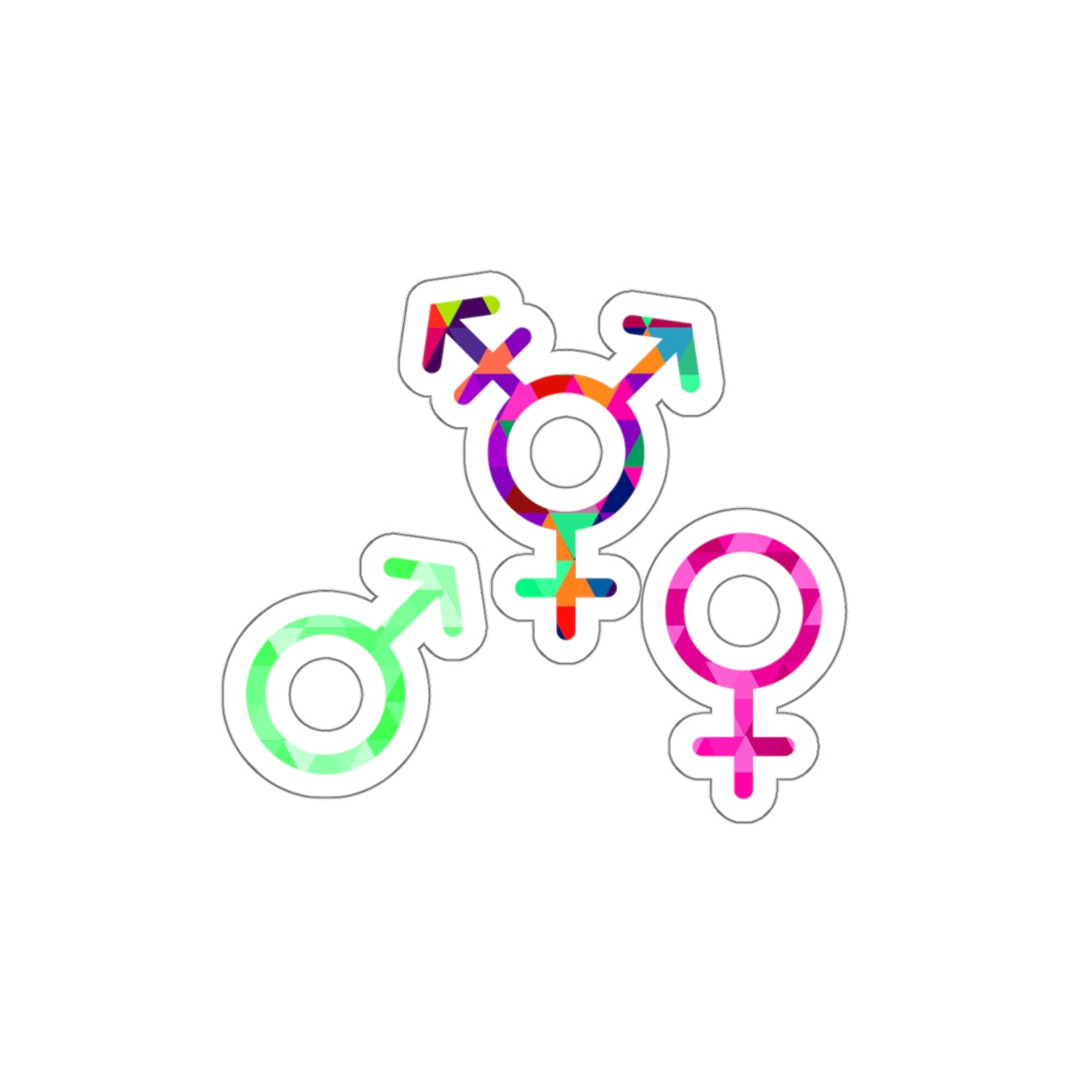 ALL GENDERS <br>kiss-cut stickers