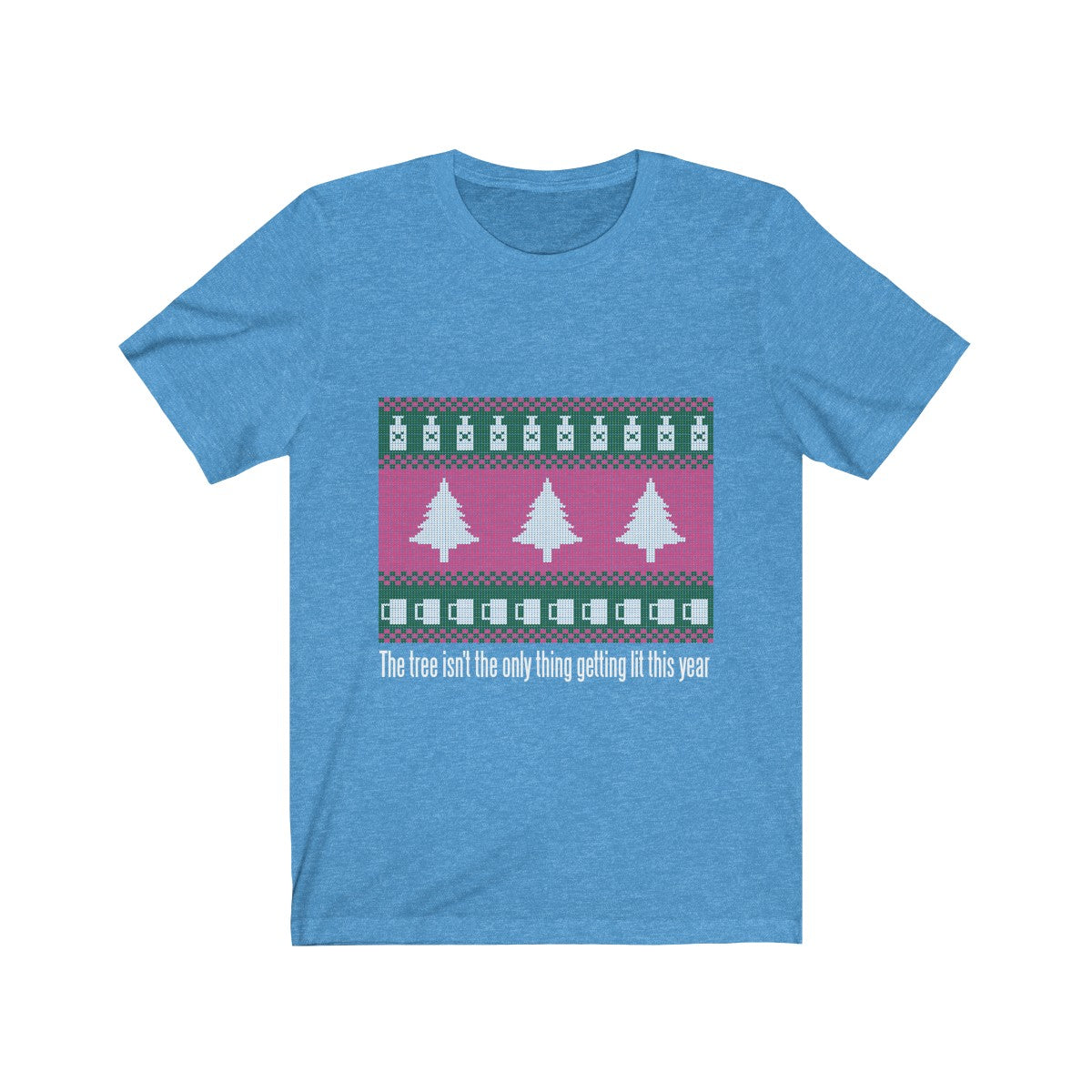 LIT <BR>ugly christmas <br>sweater <br>unisex tee