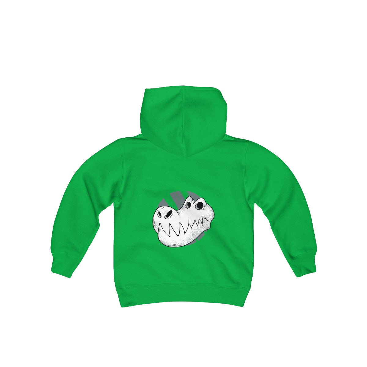 T-REX SKULL <br>young person's <br>heavy blend <br>hooded sweatshirt