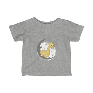 GIRAFFE ON <br>THE MOON <br>infant tee