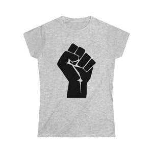 BLACK POWER <br>women's softstyle tee