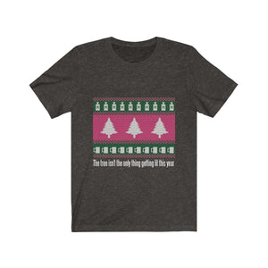 LIT <BR>ugly christmas <br>sweater <br>unisex tee