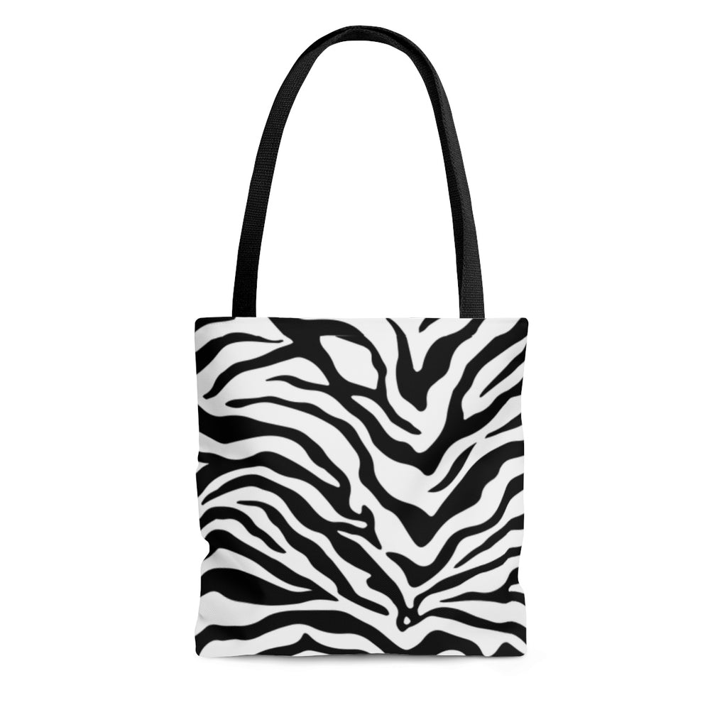 ZEBRA PATTERN <br>AOP tote bag