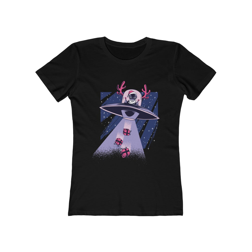 ALIEN SANTA <br>boyfriend tee