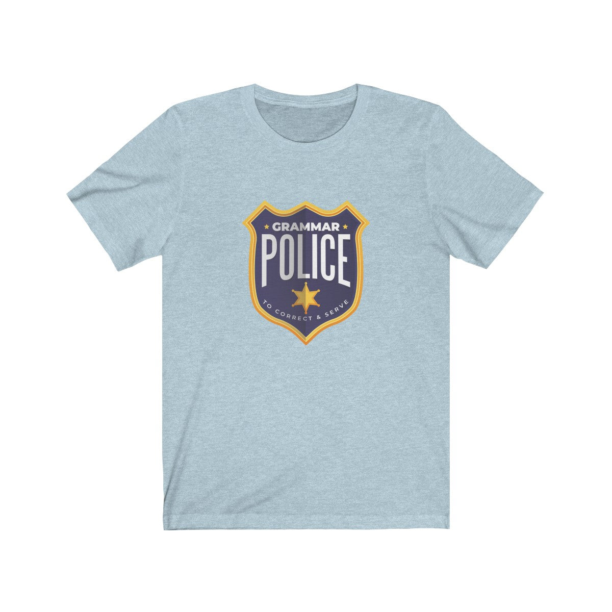 GRAMMAR POLICE <br>unisex tee