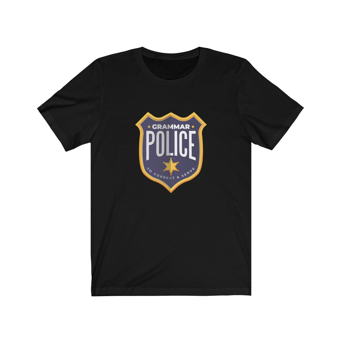 GRAMMAR POLICE <br>unisex tee