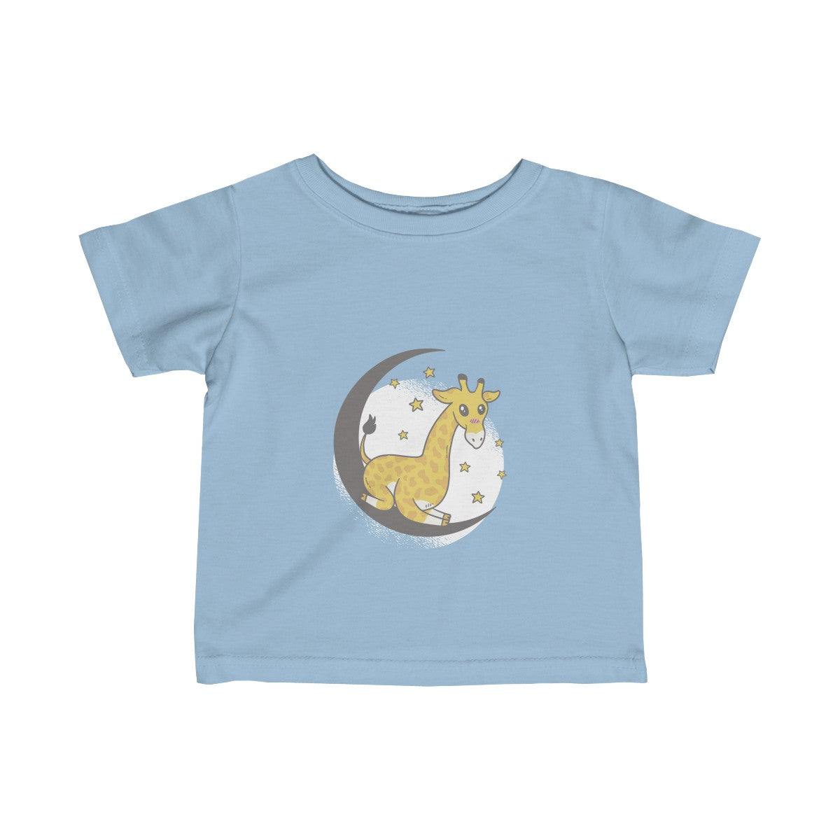 GIRAFFE ON <br>THE MOON <br>infant tee