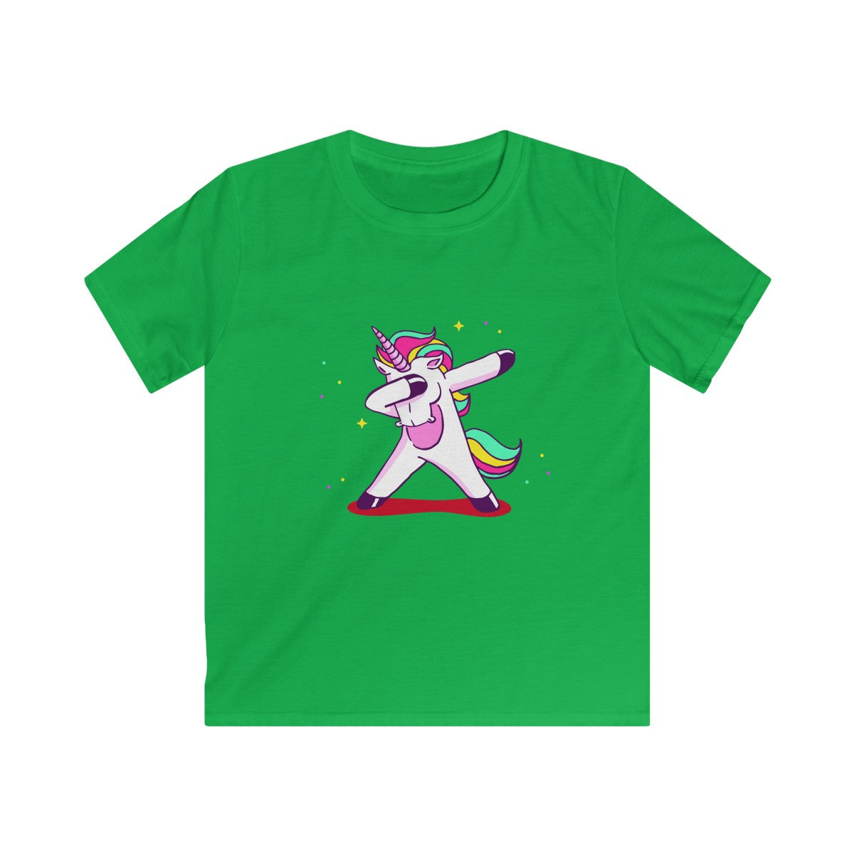 DABBING UNICORN <br>kid's soft tee