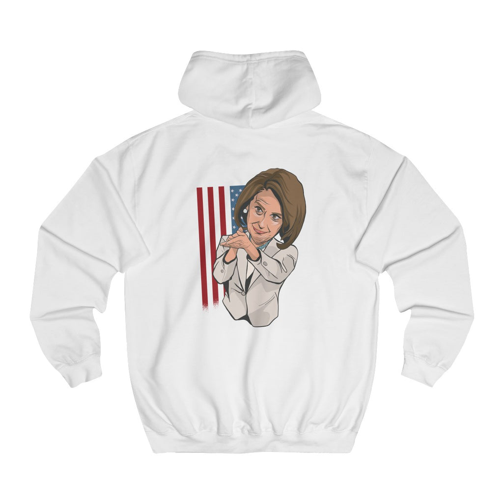 #MOOD: PELOSI CLAP <br>unisex college hoodie